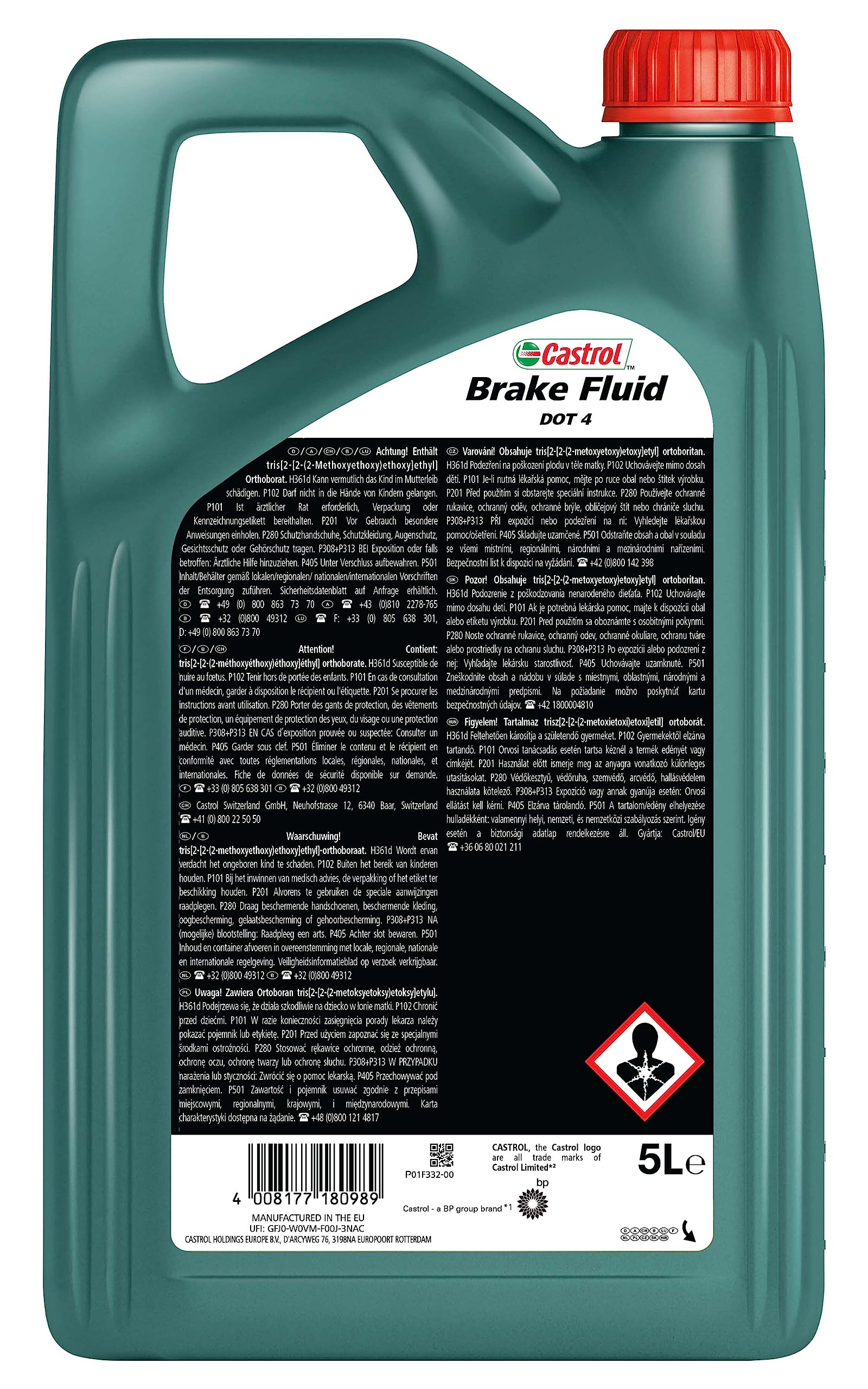CASTROL Líquido de frenos 5Liter