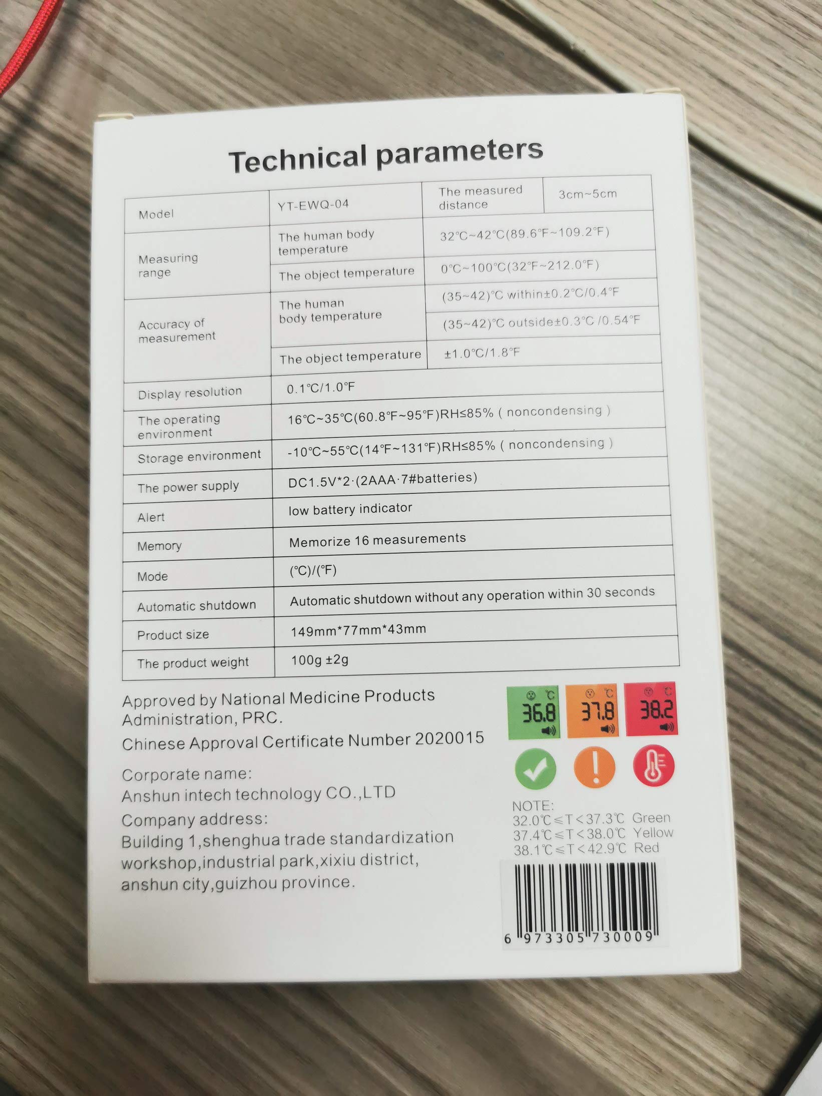 Termometro ad Infrarossi