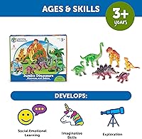 Vista 19 de Recursos de aprendizaje Jumbo Dinosaurios, Multicolor