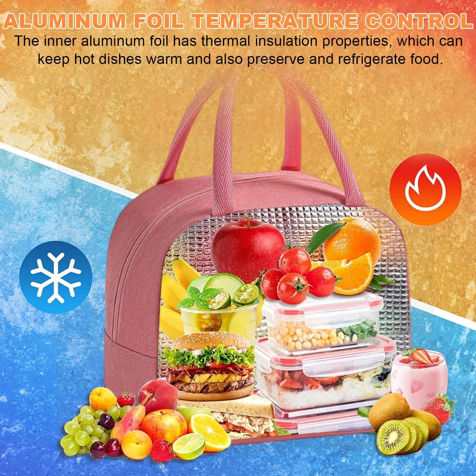 Lot 2 Lunch Box Velours Côtelé 2 Pièces Petit Sac Isotherme Repas, Imprimé Noir Et Motif Motif Fraise Et Noir Lot 2 Lunch Box Velours Côtelé 2 Pièces Petit Sac Isotherme Repas, Imprimé Noir Et Motif Motif Fraise Et Noir