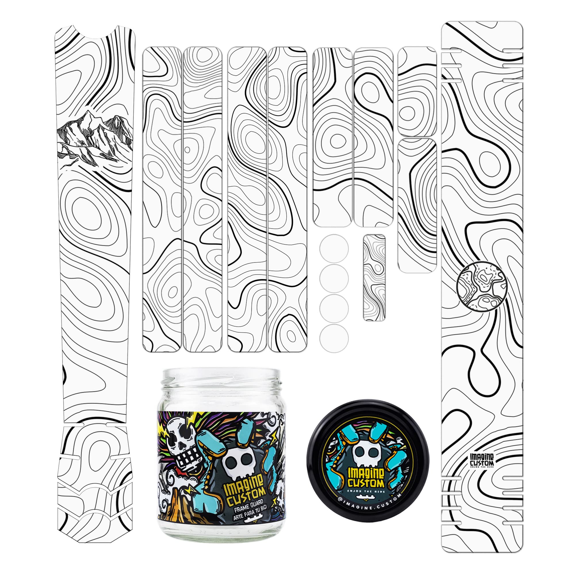 Imagine Custom Universal Bike Frame Protector Heavy Duty MTB D11