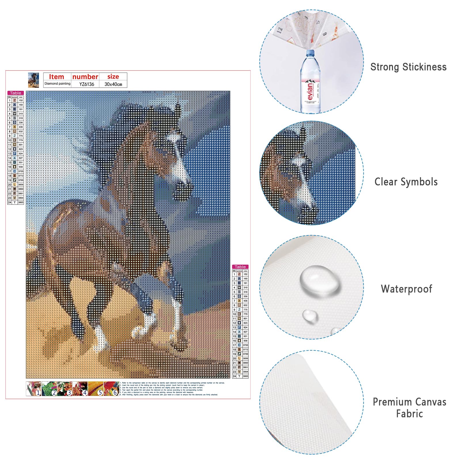 Un Viejo Caballo Blanco, image size:1600x1600