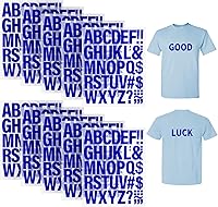 Vista 8 de 10 hojas, 440 piezas de letras termoadhesivas para ropa, letras de transferencia térmica de 2 pulgadas, letras de vinilo negro termoadhesivas