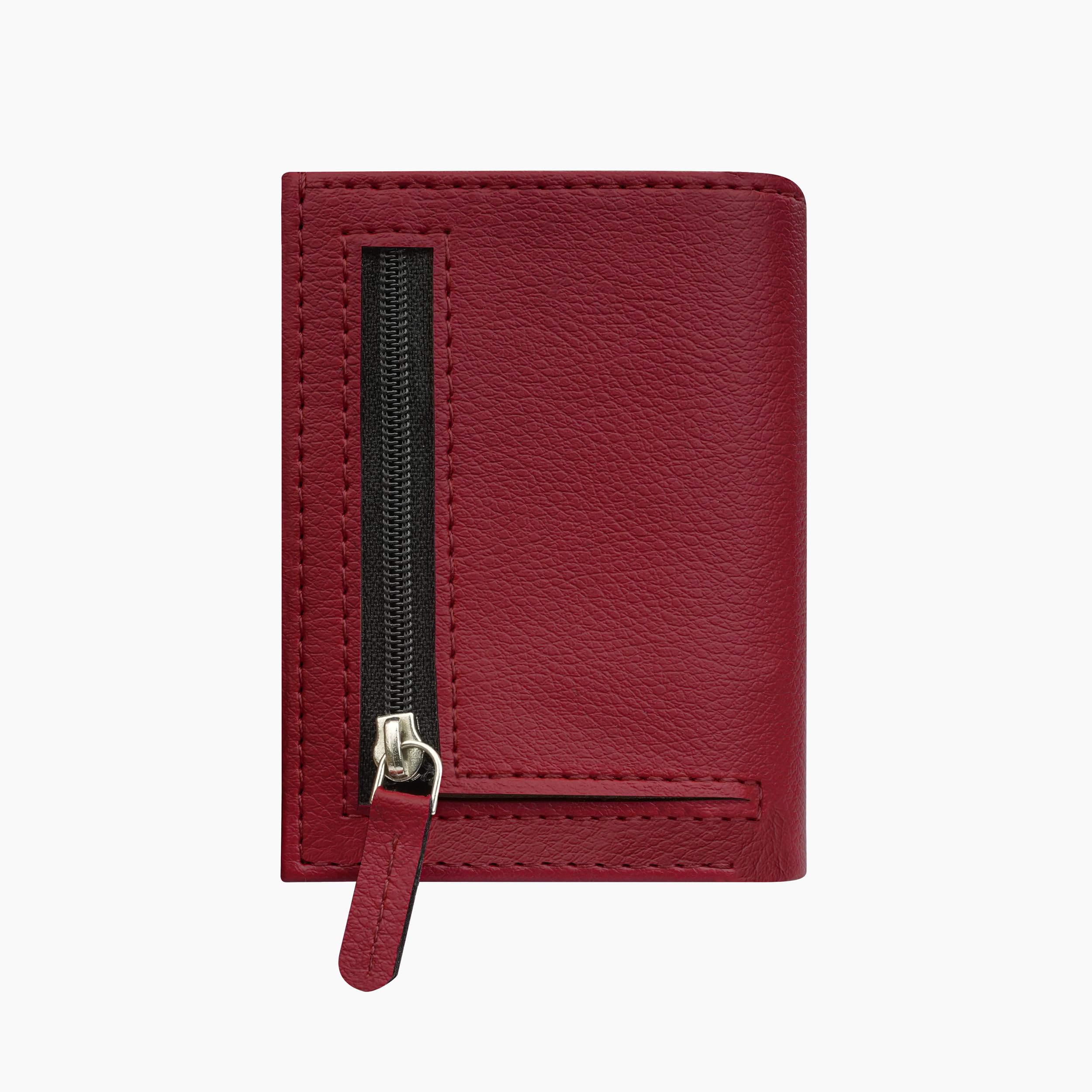 The Wallet Store Urban Pop RFID Protection Wallet Cardholder - Maroon