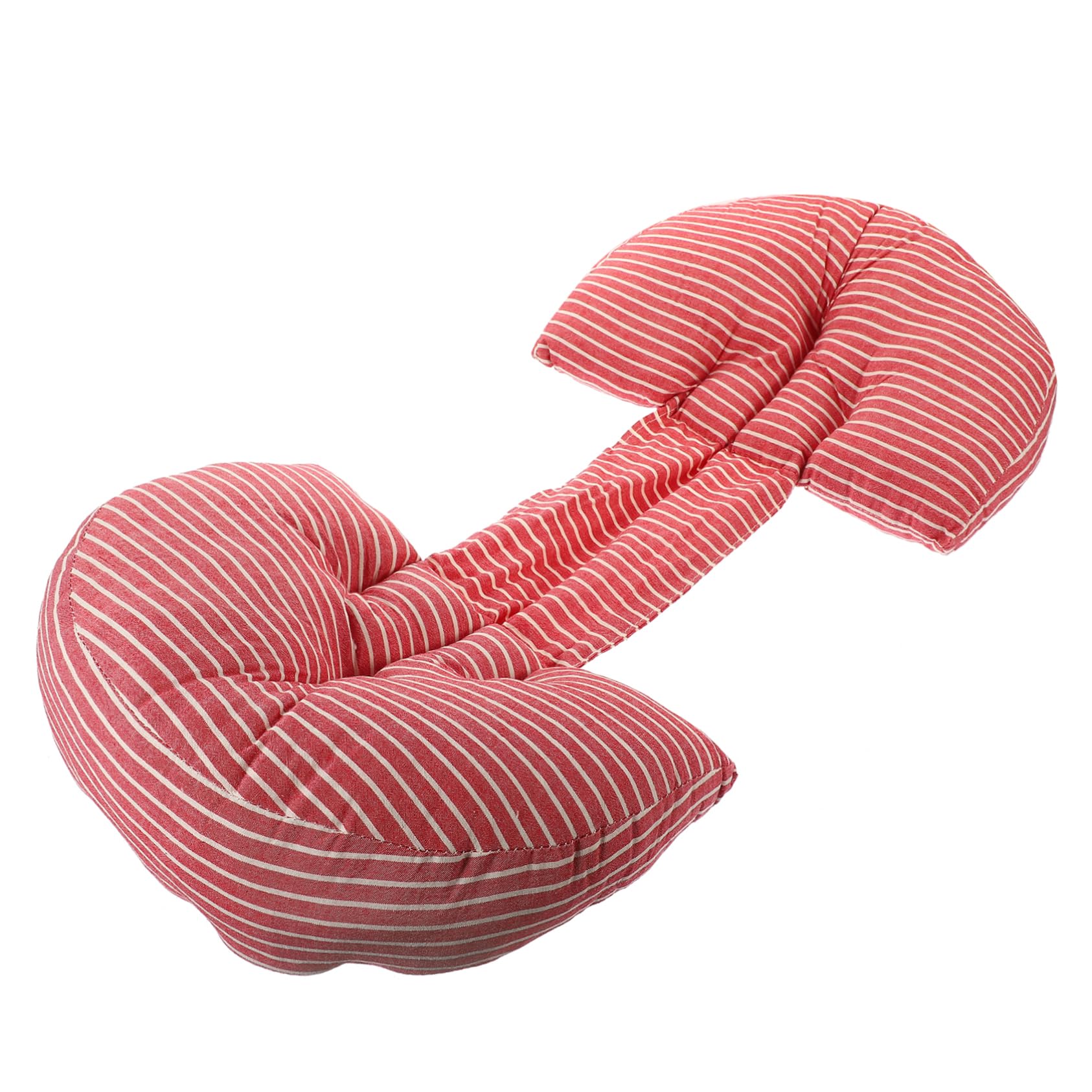 Vaguelly Cuscino Gravidanza U-shaped Rosa Cotone per Donne Incinte | Supporto Corpo Intero, Comfort Morbido, Uso Quotidiano in Casa, Sollievo per Schiena e Vita