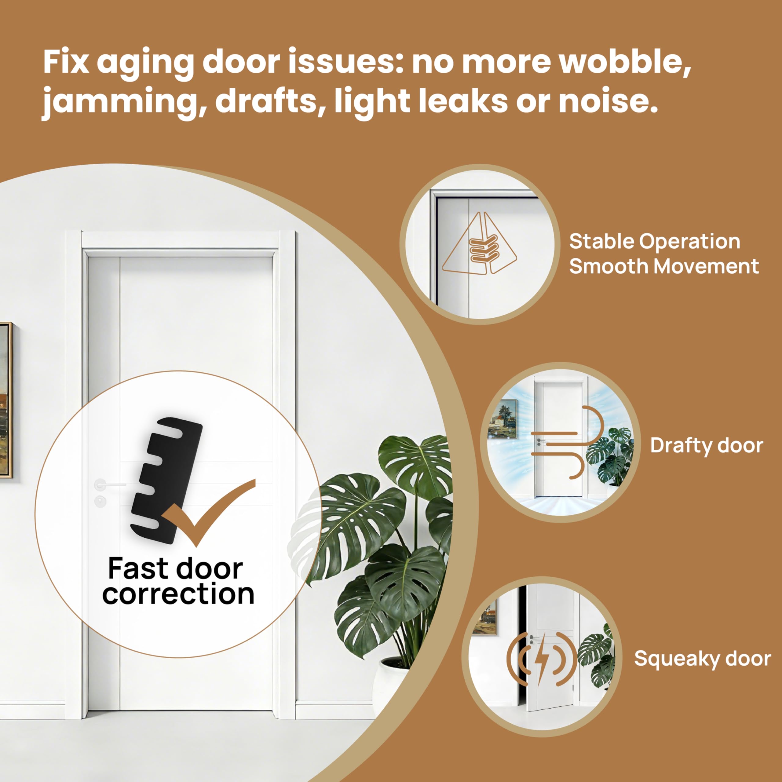 Door Hinge Shims - Adjust Door Alignment -3 Door Hinge Shims - Adjust Door Alignment -3