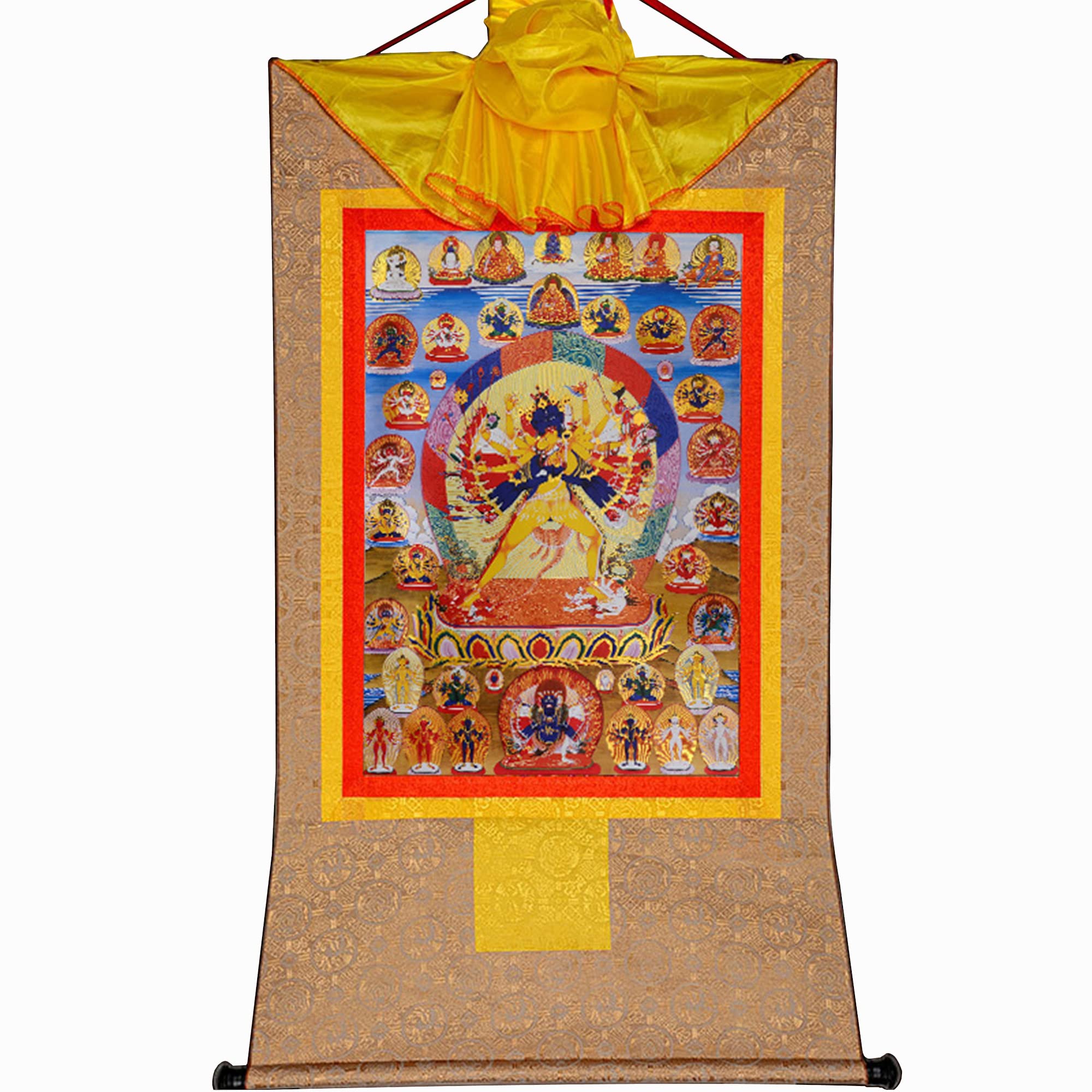 Tapisserie de Bouddha Kalacakra Vajrayogini, éveillez vos sens