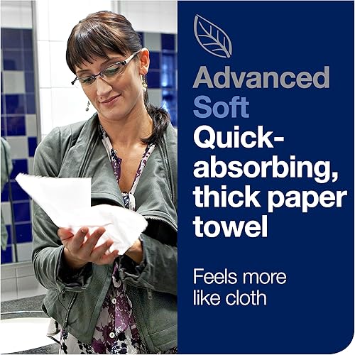 Miniatura 5 de Tork 290095 Advanced Matic - Rollo de toalla de mano, 7.7 pulgadas x 900 pies, blanco, 6 rolloscartón