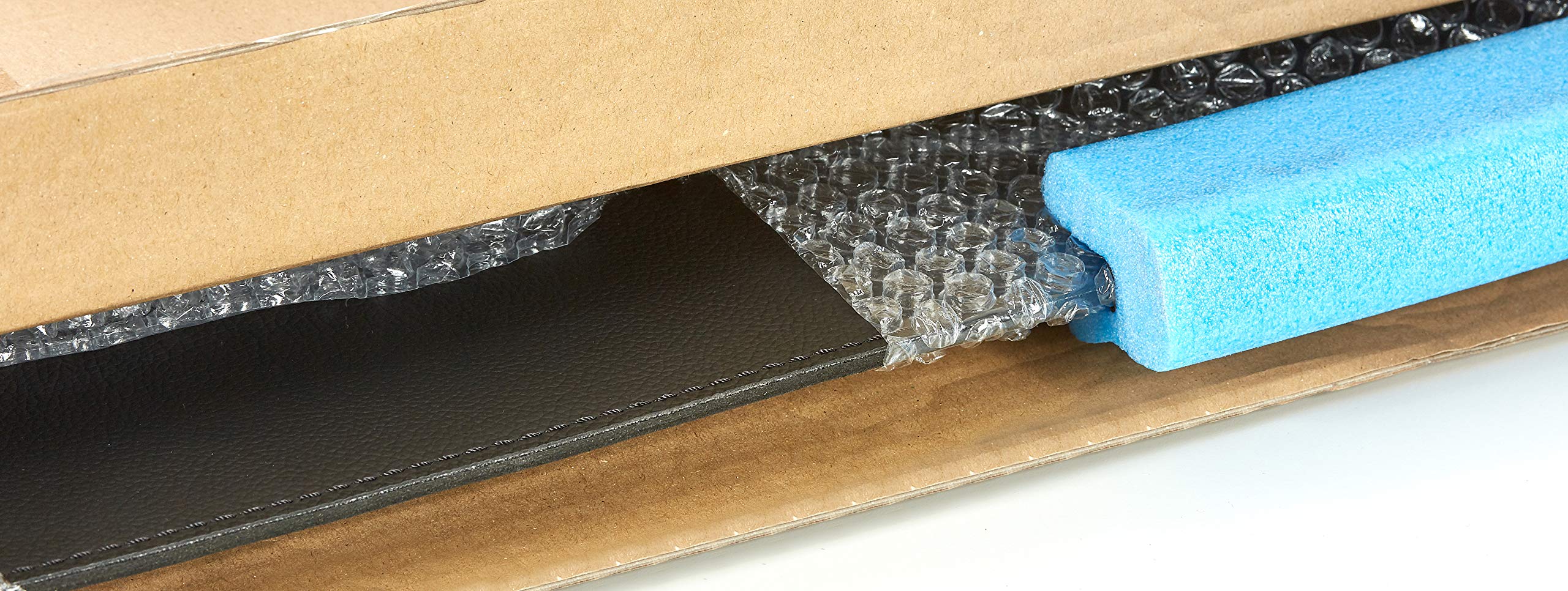 USM900600 - Sottomano da scrivania in pelle, 90 x 60 cm, in vera pelle, inclinato, antiscivolo, per ufficio, colore: nero