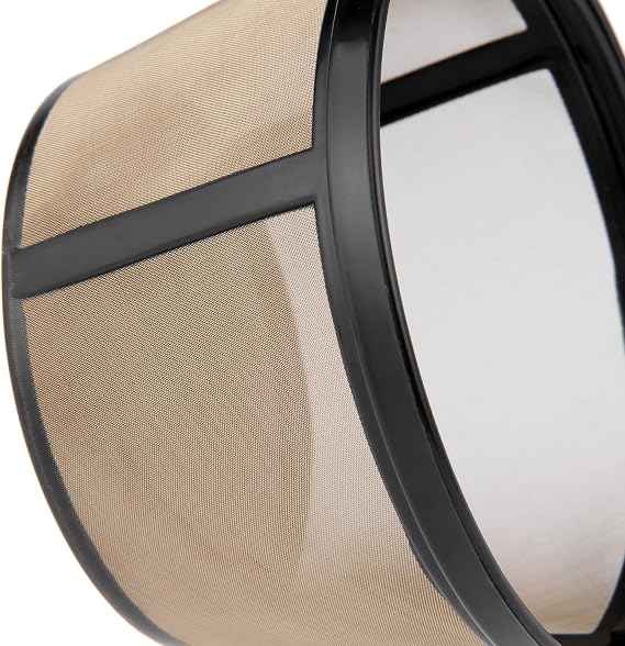 Permanent Coffee Filter Basket,Flat Bottom Stainless Steel 8-12 Cup