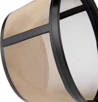 Permanent Coffee Filter Basket,Flat Bottom Stainless Steel 8-12 Cup