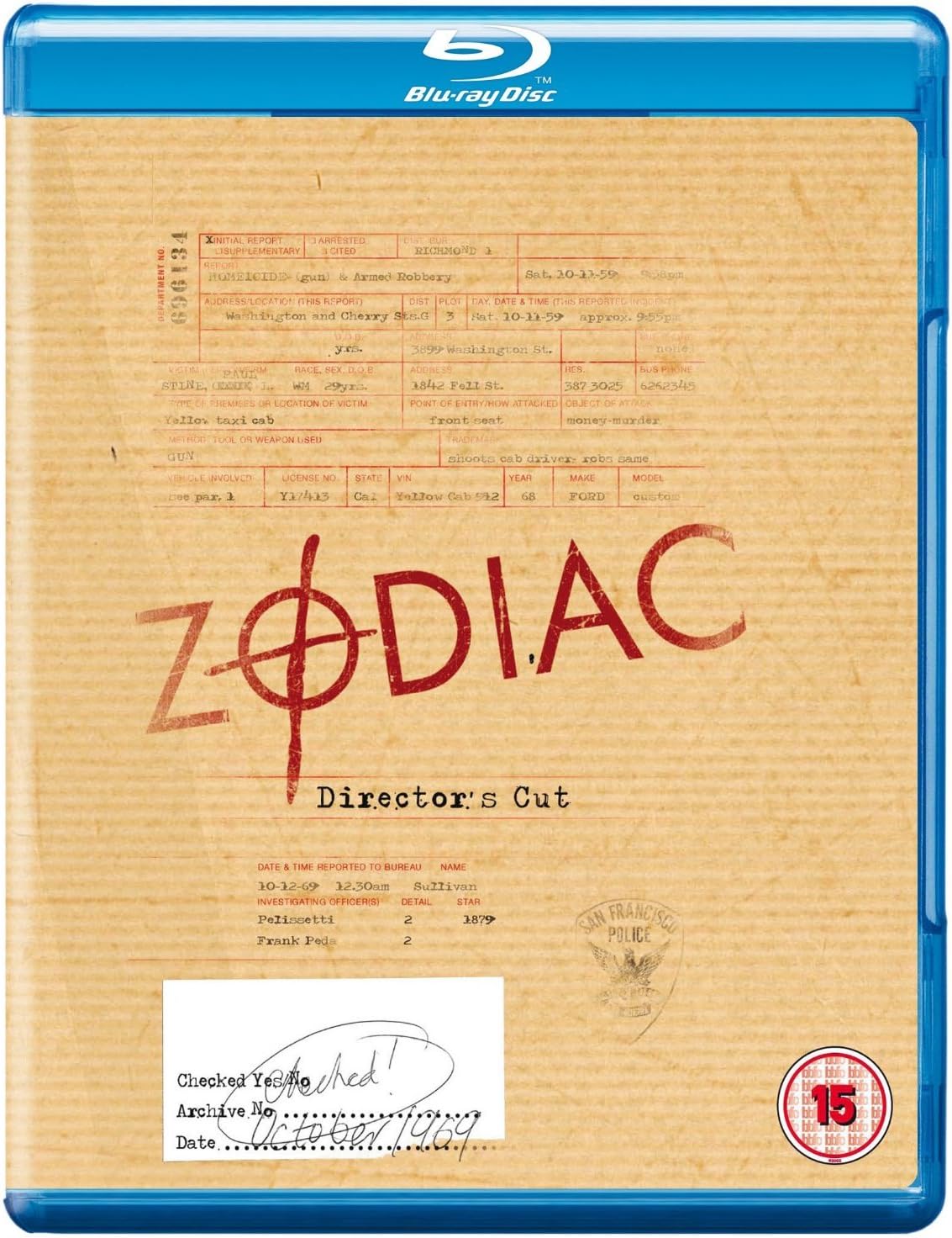 Zodiac [Director's Cut] [Blu-ray] [2007]