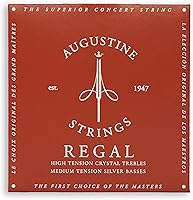 Vista 5 de Augustine Cuerdas Clásicas Negras - Juego de cuerdas para guitarra clásica de baja tensión - La cuerda de nailon original - 1 Juego