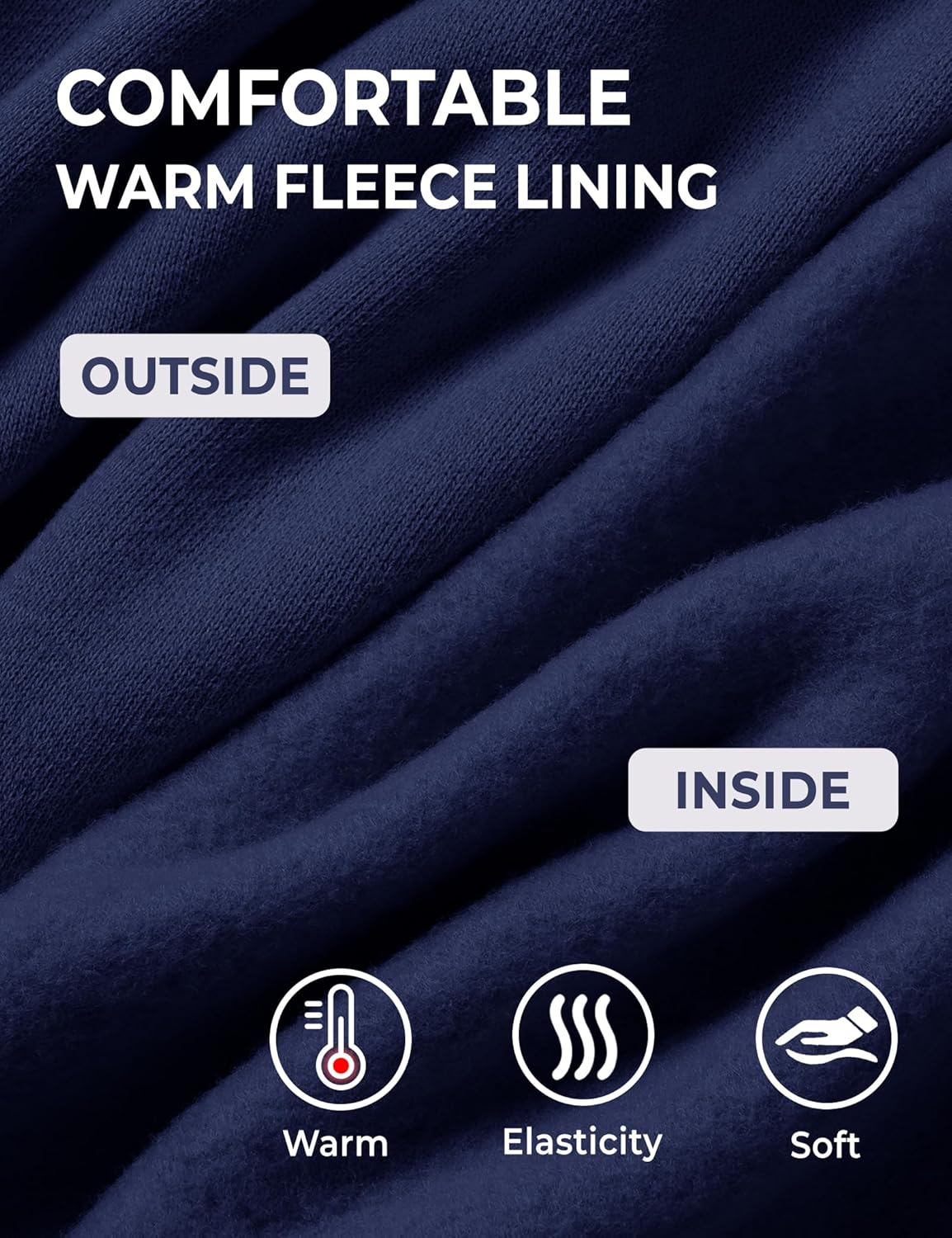 BOOPH Girls Fleece Lined Leggings Winter Flare Leggings Casual Warm Bell Bottom Pants for Teen Girls - Image 5