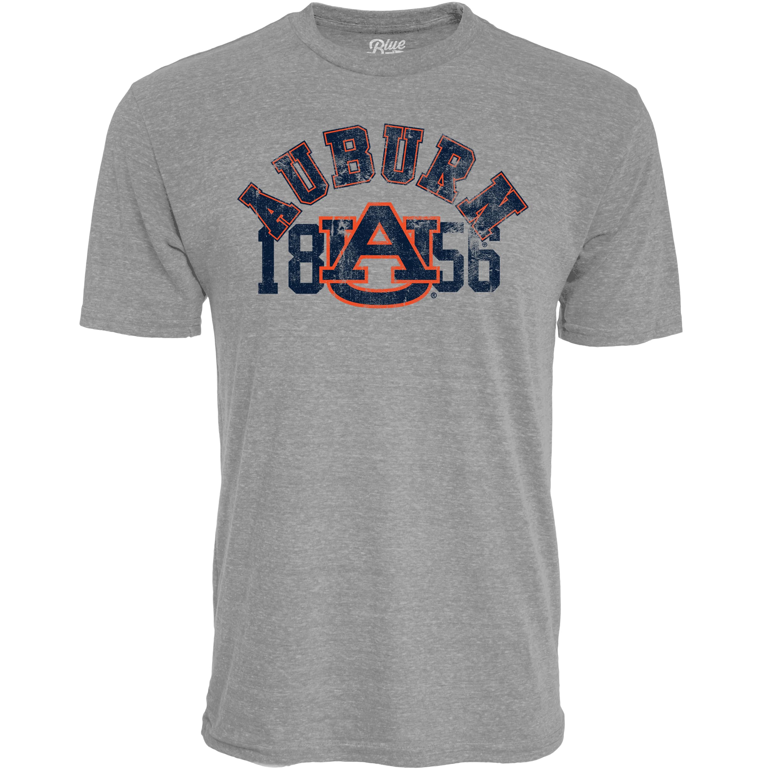 Blue 84 Auburn Tigers Tri-Blend Team Color T-Shirt For Men - Officially Licensed Fan Tee - View #9