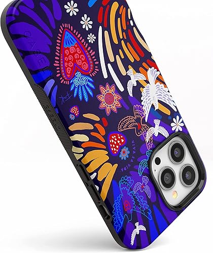 Miniatura 2 de Casely - Funda para iPhone 14 Pro Max, Viva La Vida, Frida Kahlo Floral Collage, compatible con MagSafe
