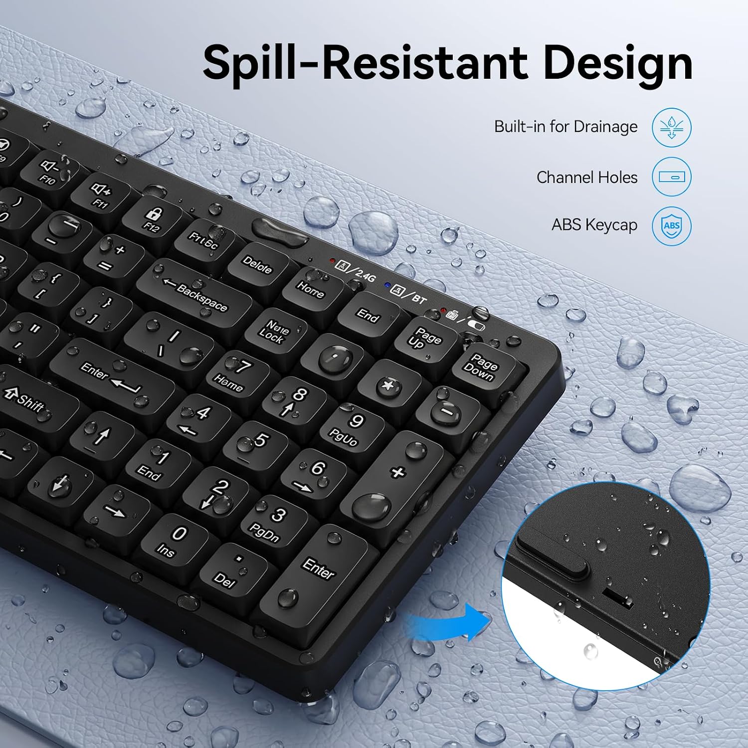 TECKNET Bluetooth Wireless Keyboard