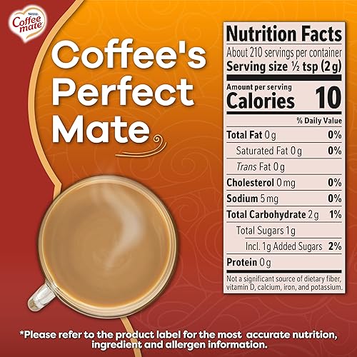 Vista 32 de Nestle Coffee Mate - Crema de café en polvo de vainilla francesa, paquete de 6 (15 onzas)