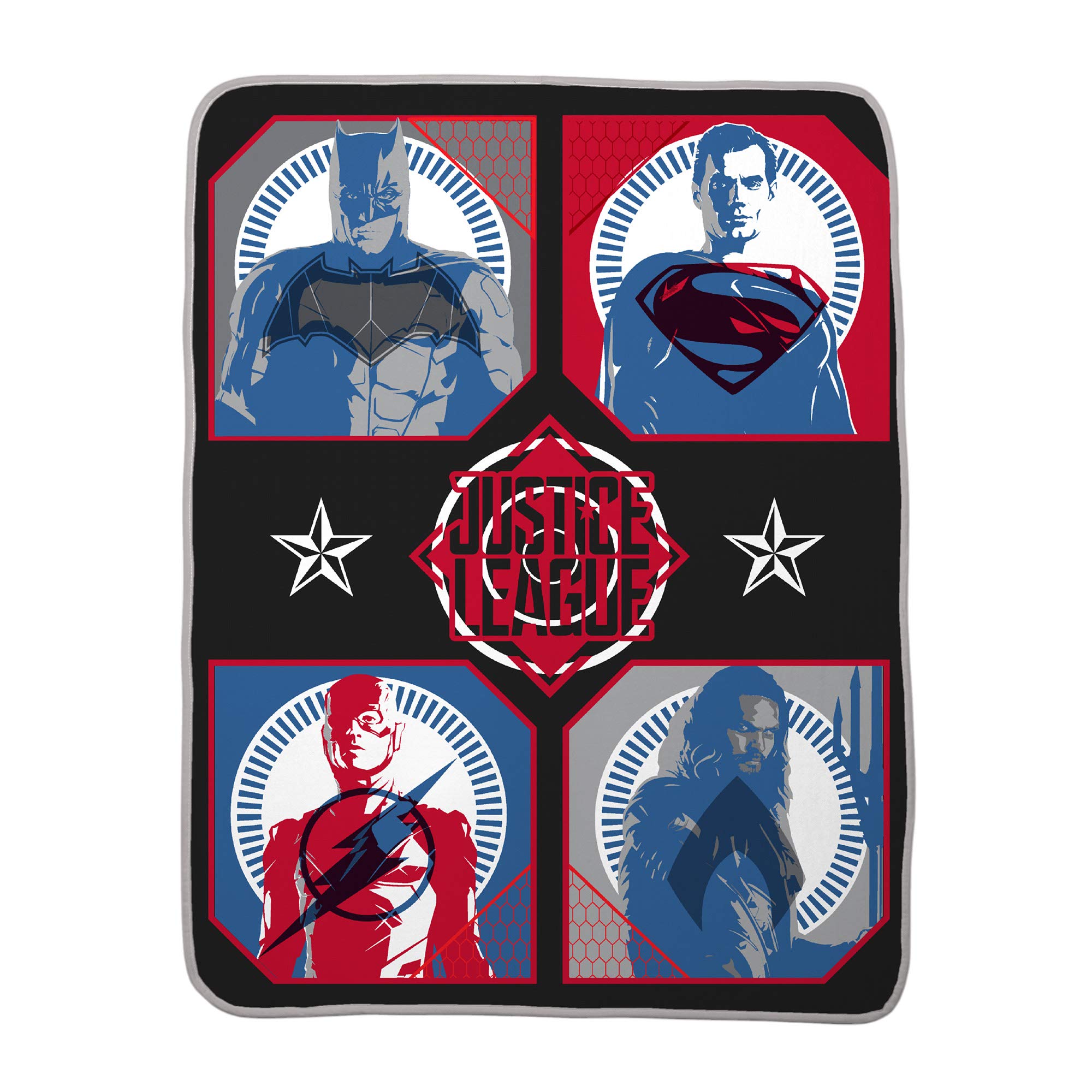 Franco Kids Bedding Super Soft Throw, 46” x 60”, Justice League