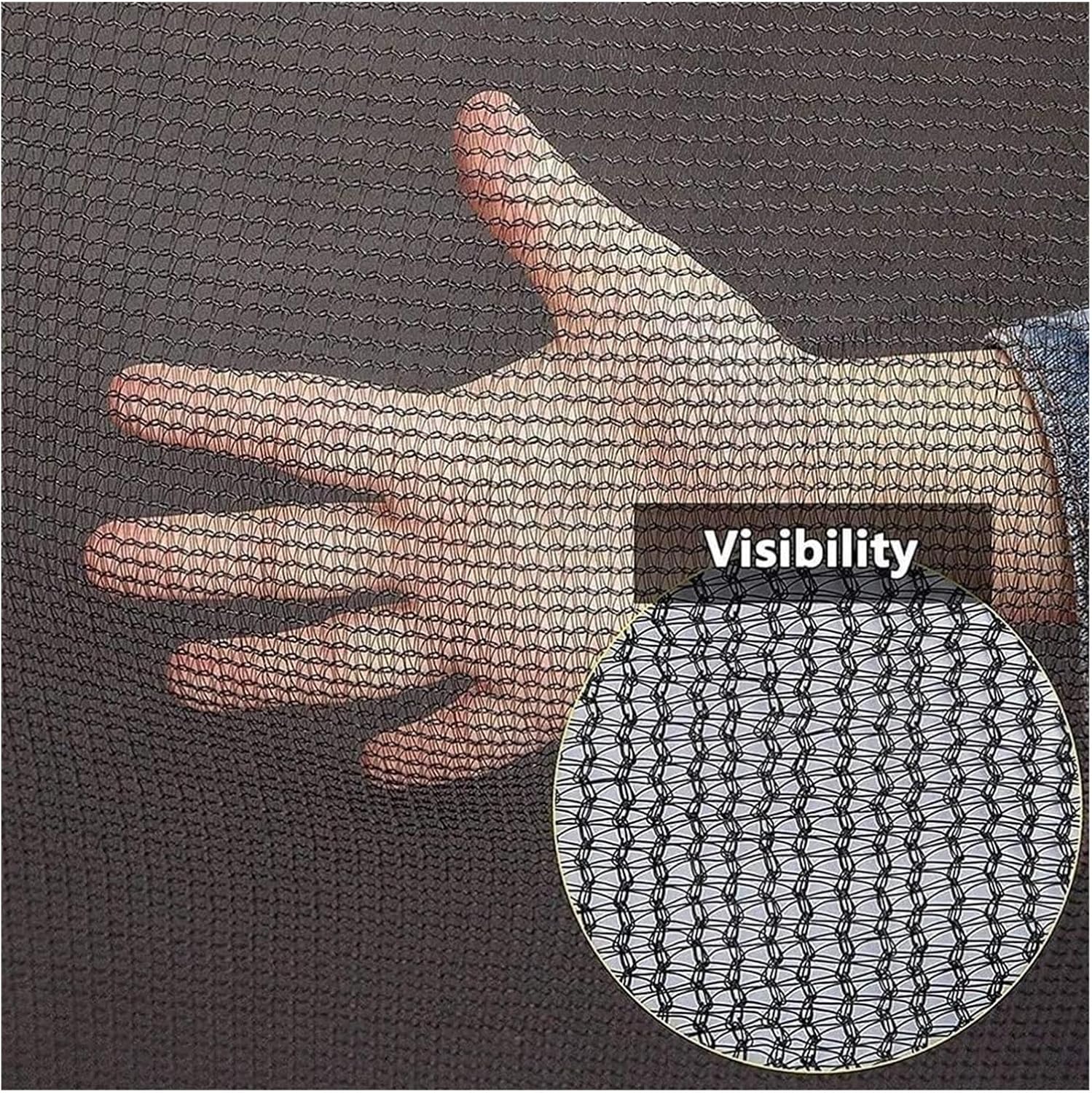 Trampoline Safety Net Trampoline Replacement Safety Enclosure Net for 6ft/8ft/10ft/12ft Round Frame Trampolines, Breathable and Weather-Resistant, Net Only