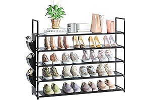 Guarda Zapatos para Cuarto - Shoe Rack 5 Tier Shoe Organizer