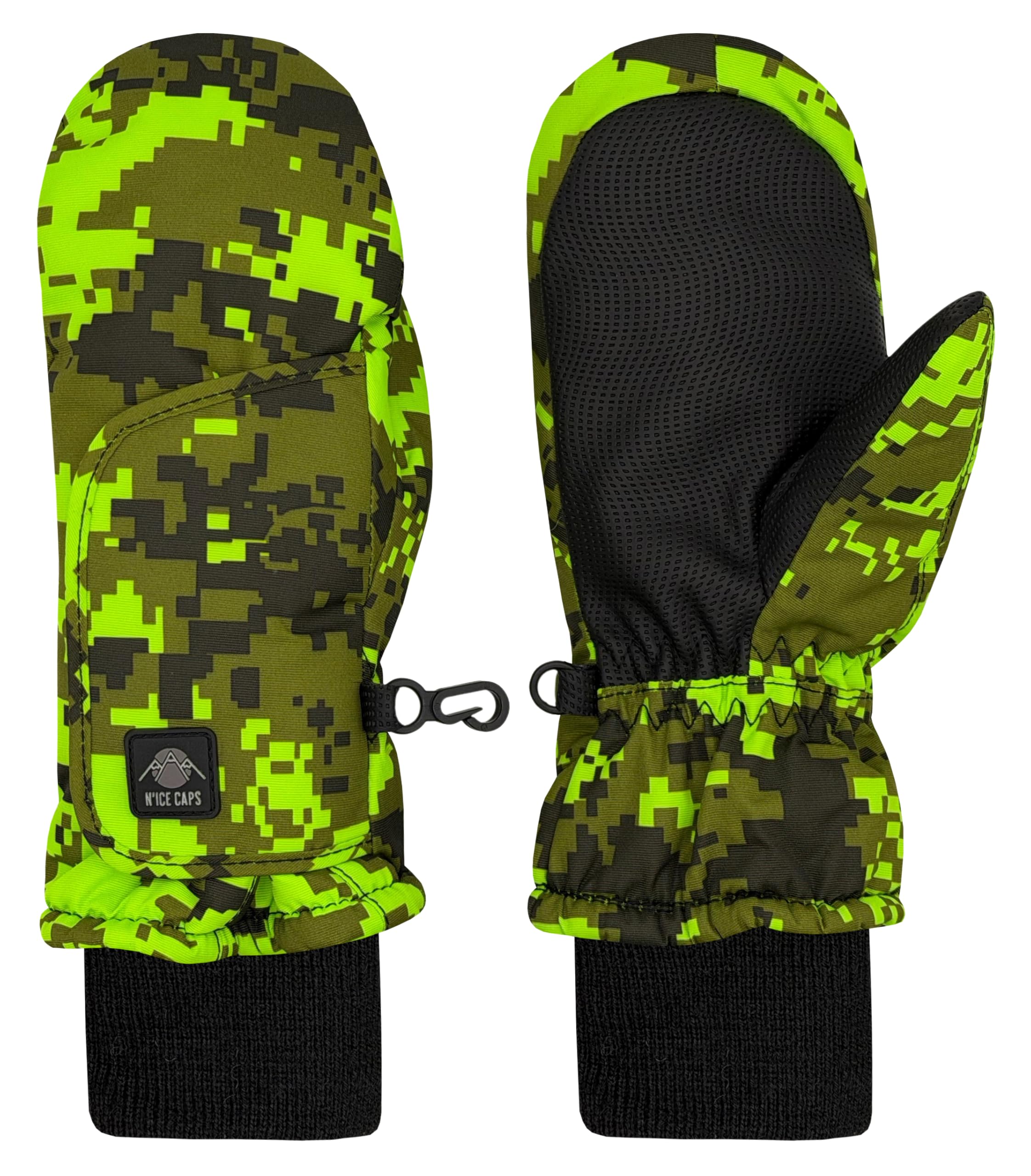 N'Ice Caps Kids Waterproof Snow Mittens Cold Weather Thinsulate Insulated