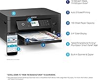 Vista 4 de Epson Expression Home XP-5200 Impresora inalámbrica a color todo en uno con escaneo, copia, impresión automática de 2 caras, fotos sin bordes