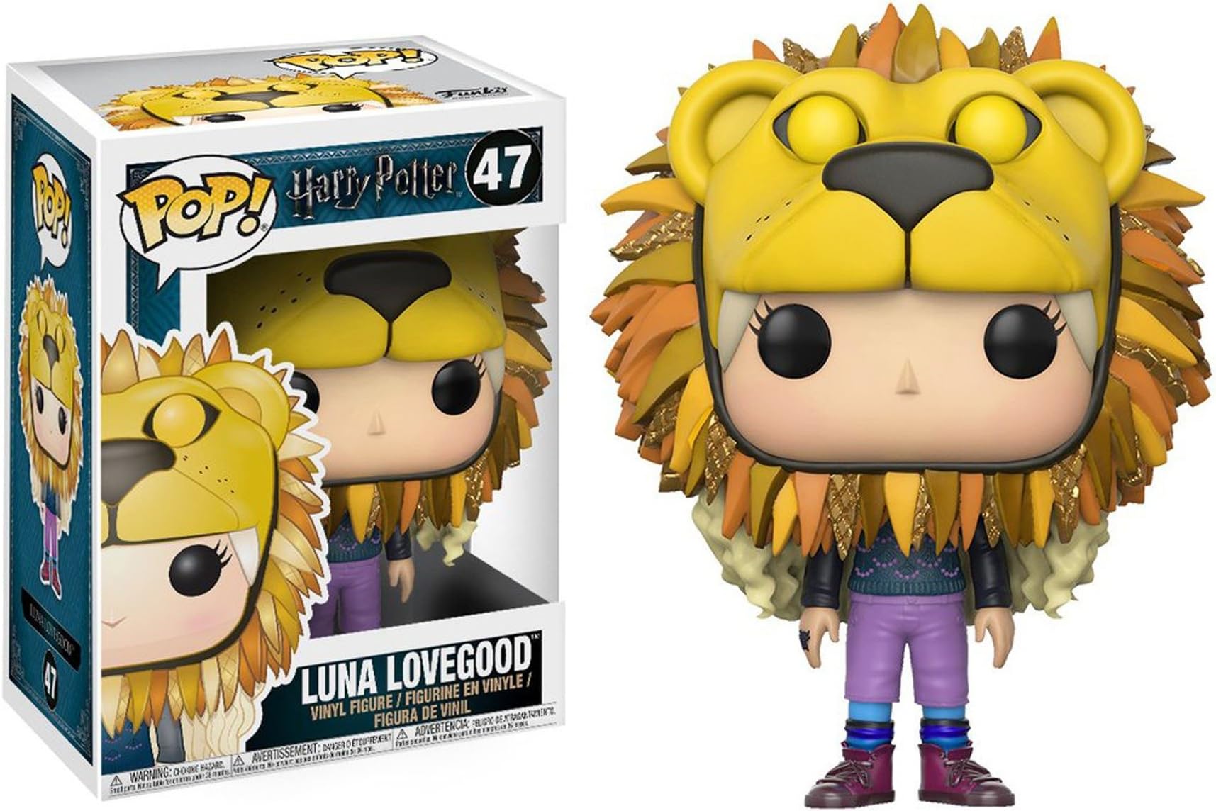 Funko POP! 14944 "Pop Vinyl Harry Potter Luna Love good with Lion Head Figure