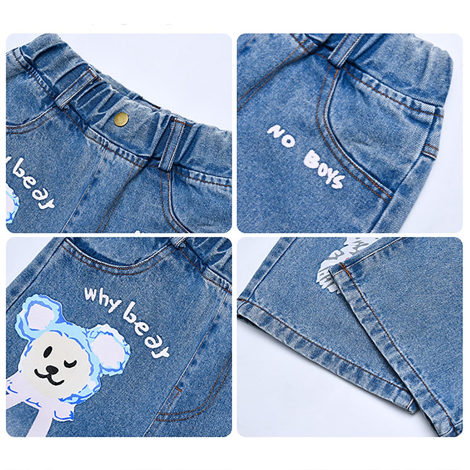 Dziewczęce dżinsy z szerokimi nogawkami, luźny krój, dżinsy, styl vintage, luźne, szerokie nogawki, streetwear z kieszeniami, elastyczny ściągacz