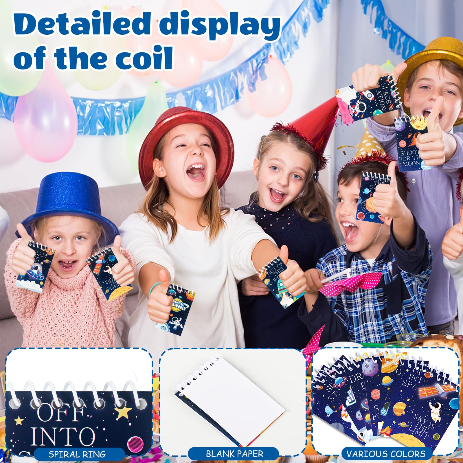 Cadeaux Thème Spatial Kit 70 Pièces Cadeaux Anniversaire Thème Espace - Astronaute, Autocollants, Bracelets - Pour Enfants Pinata Anniversaire Garcon