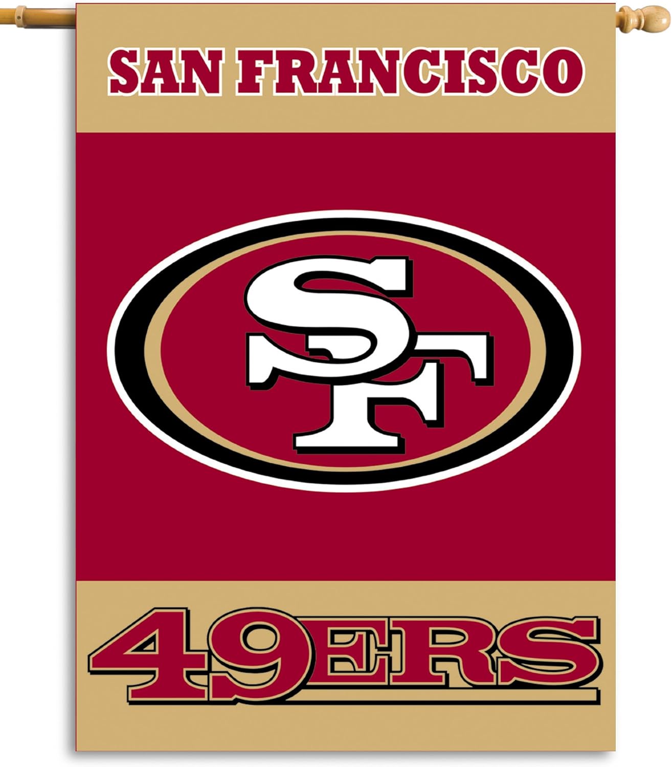 Fremont Die NFL Denver Broncos 2-Sided House Flag, 28" x 40", 28" x 40", Team Colors : Everything Else