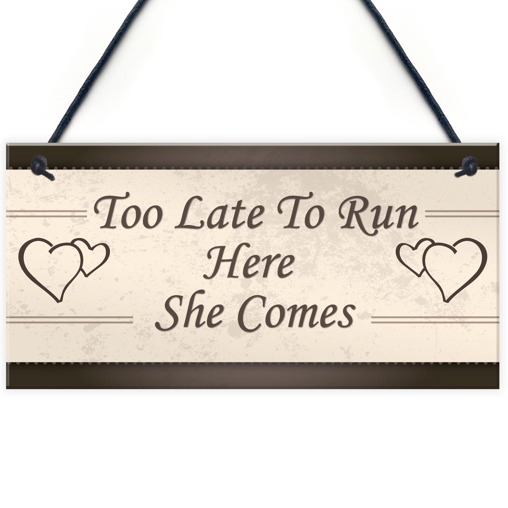 Red Ocean Wedding Decoration Plaque Shabby Chic Sign Bride Groom Reception Gift Mr & Mrs Couple Present