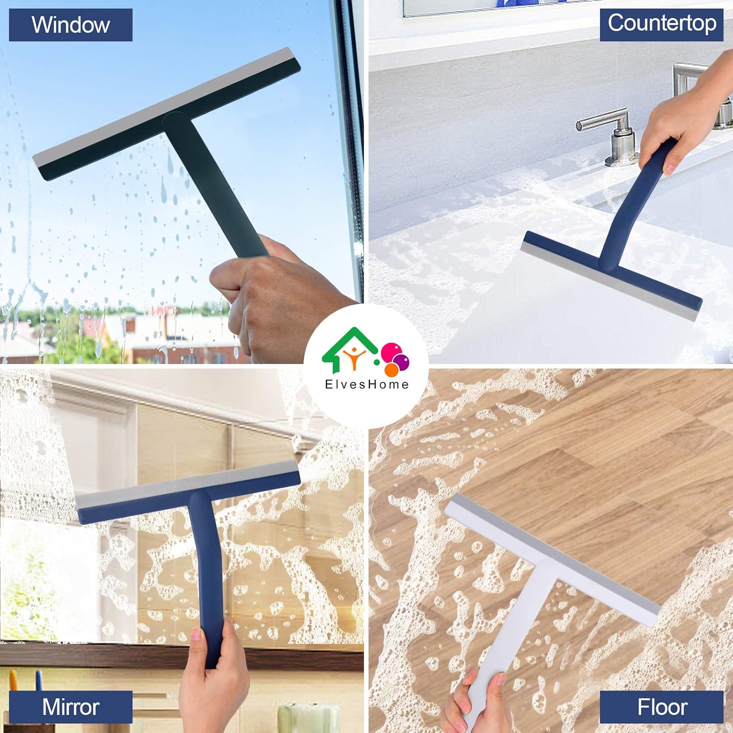 Onе-Dау Sаlе: Uр tо 50% оƒƒ Shower Squeegee, All Purpose 3 Pack Squeegee for Shower Glass Doors, Silicone Rubber Handle Hang Hole Bathroom Squeegee for Shower Door, Car Windows, Mirrors, Streak Free Removal Water Fogless Brushed Amаzіng 🔥 Shower Squeegee, All Purpose 3 Pack Squeegee for Shower Glass Doors, Silicone Rubber Handle Hang Hole Bathroom Squeegee for Shower Door, Car Windows, Mirrors, Streak Free Removal Water Fogless Brushed