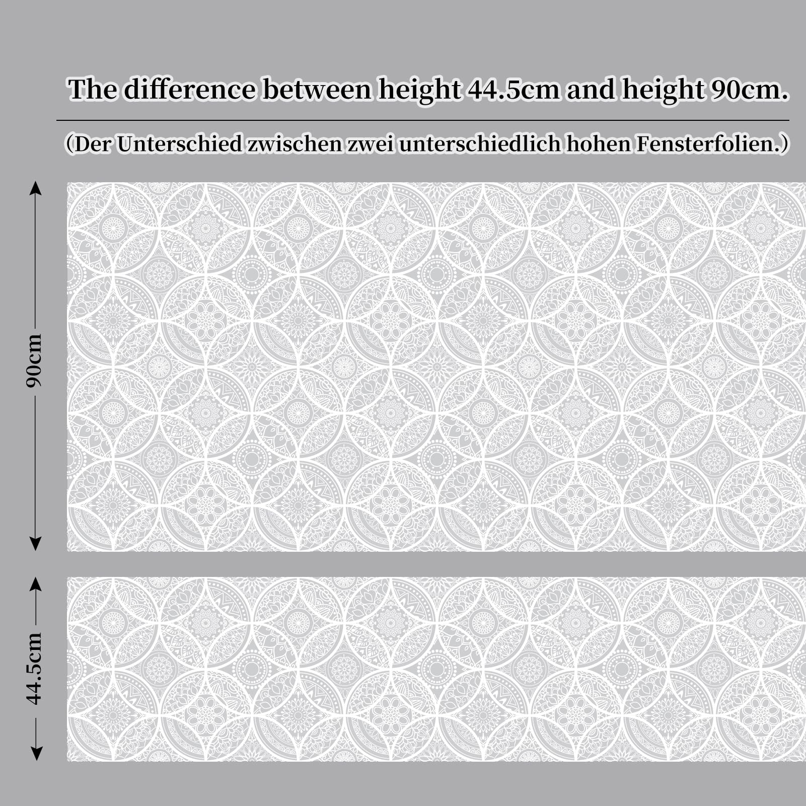 dktie Película de vinilo no adhesiva para ventana, película de privacidad para baño, ducha, puerta, control de calor, anti UV, 90 x 200 cm, color blanco