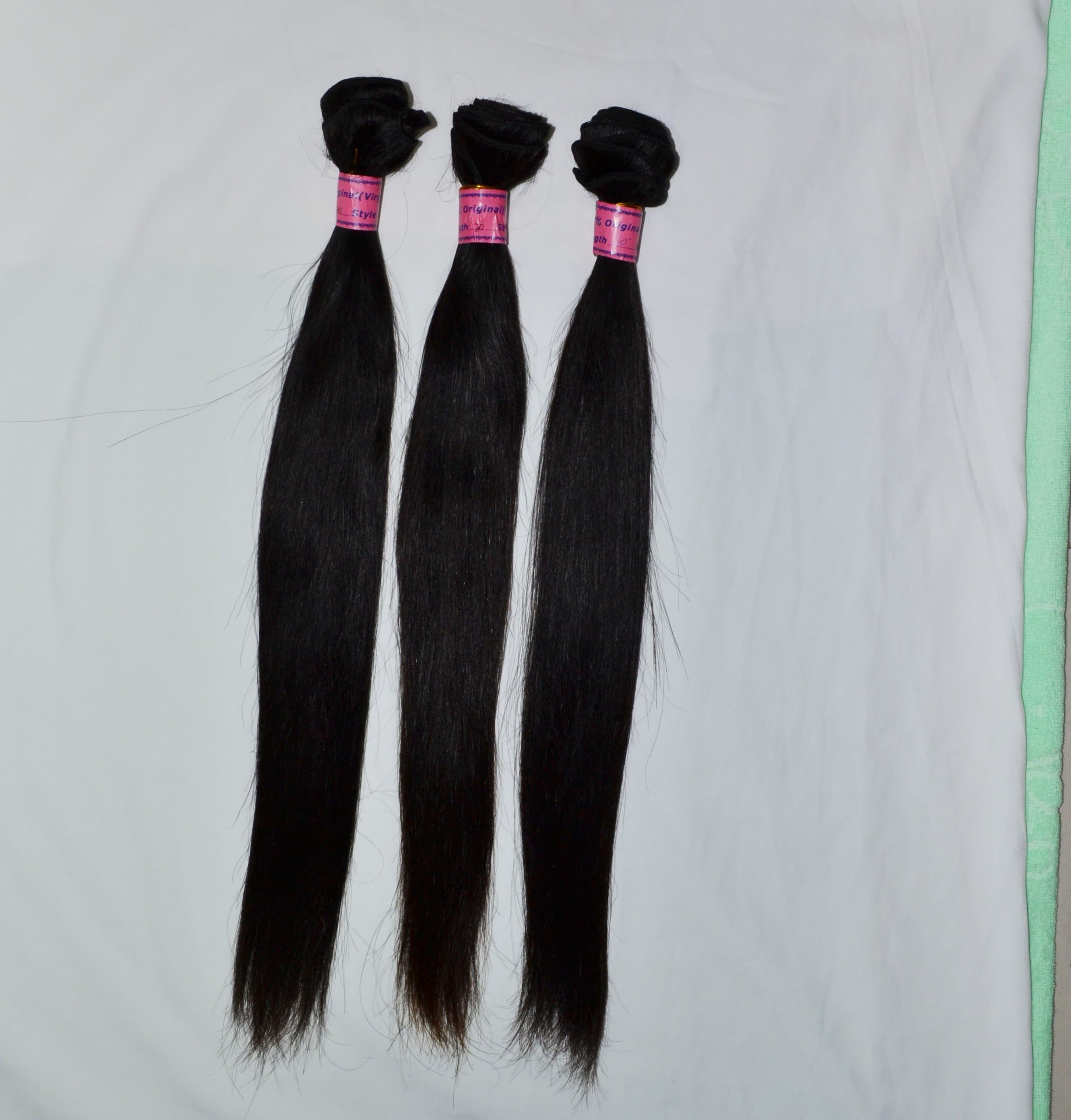 100% Virgin Brazilian Remy Human Hair Extensions - Weave Hair - 32" Straight