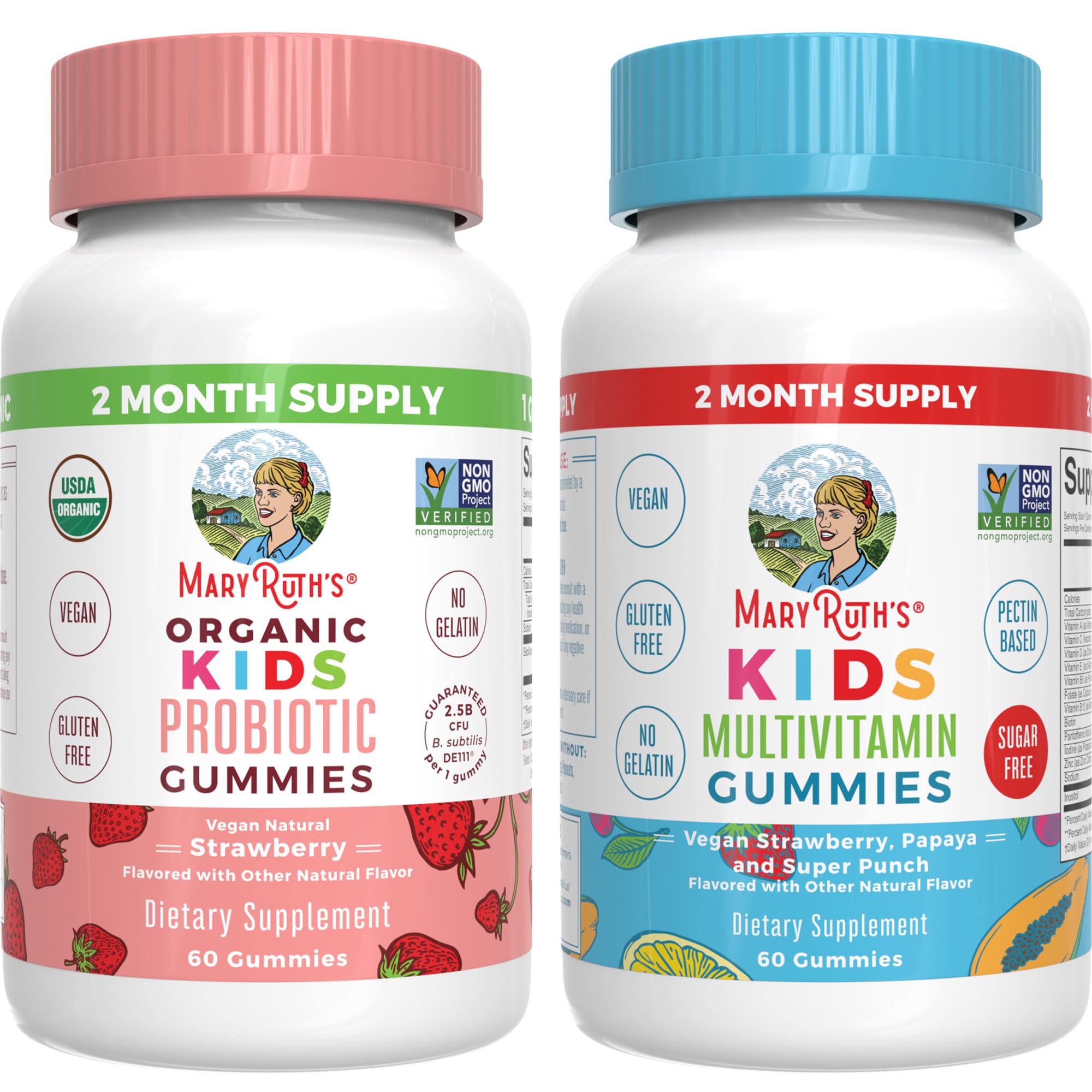 MaryRuth Organics Multivitamin and Probiotic Gummies