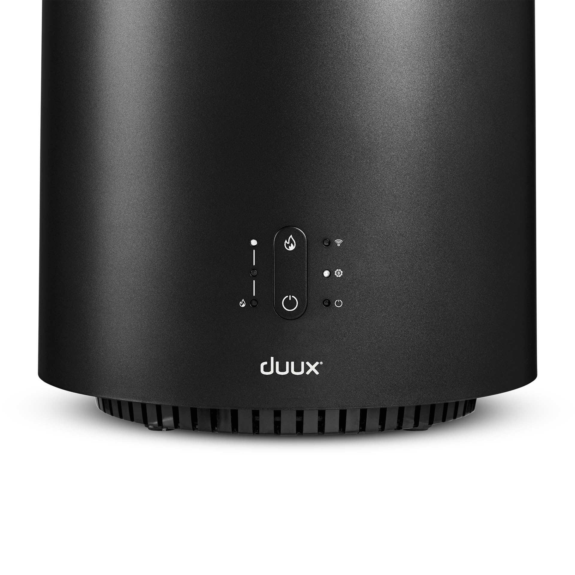 Duux Threesixty 2 Smart elektryczny piec grzewczy, ogrzewanie 1800 W z termostatem, 3 prędkości, sterowanie za pomocą aplikacji, ochrona przed przechyleniem i przegrzaniem, czarny