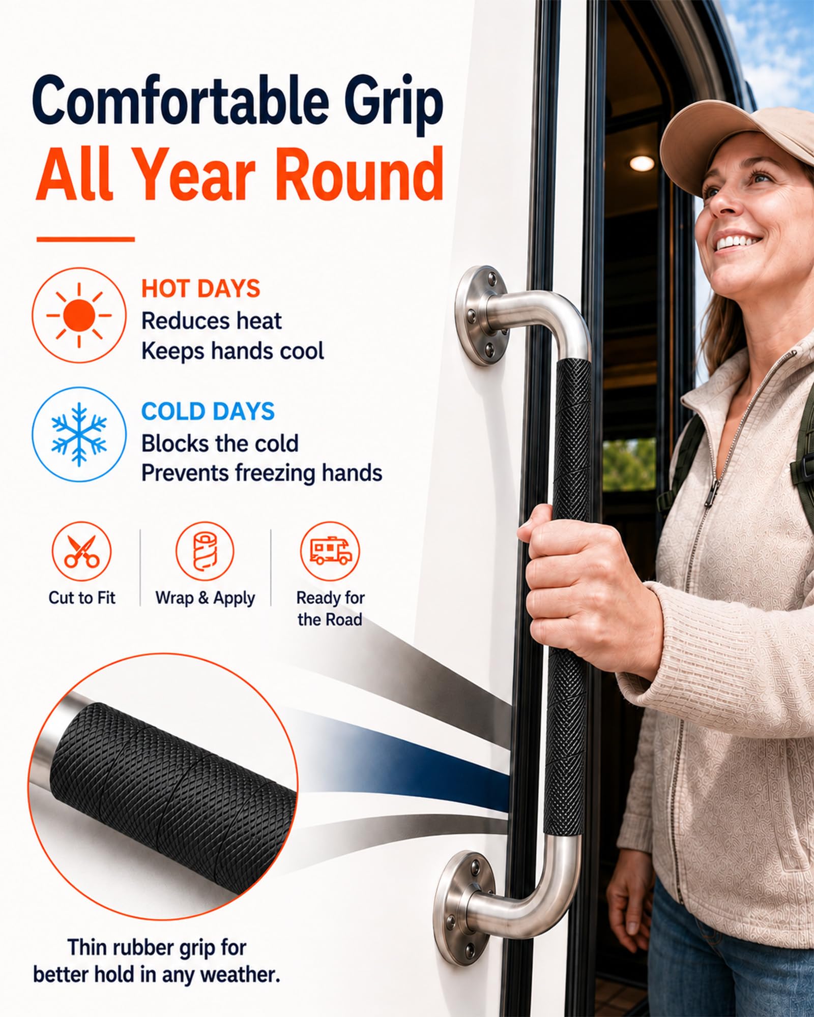 Rubber Grip Tape - Superior Hand Grip -7