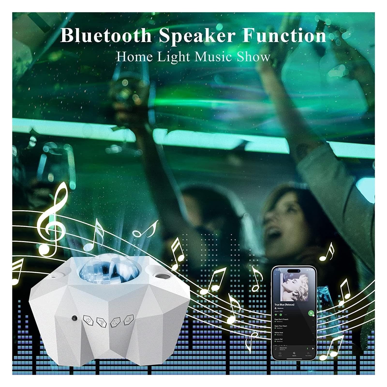 Proiettore Bluetooth Galaxy Star, Lampada Notturna Northern Light