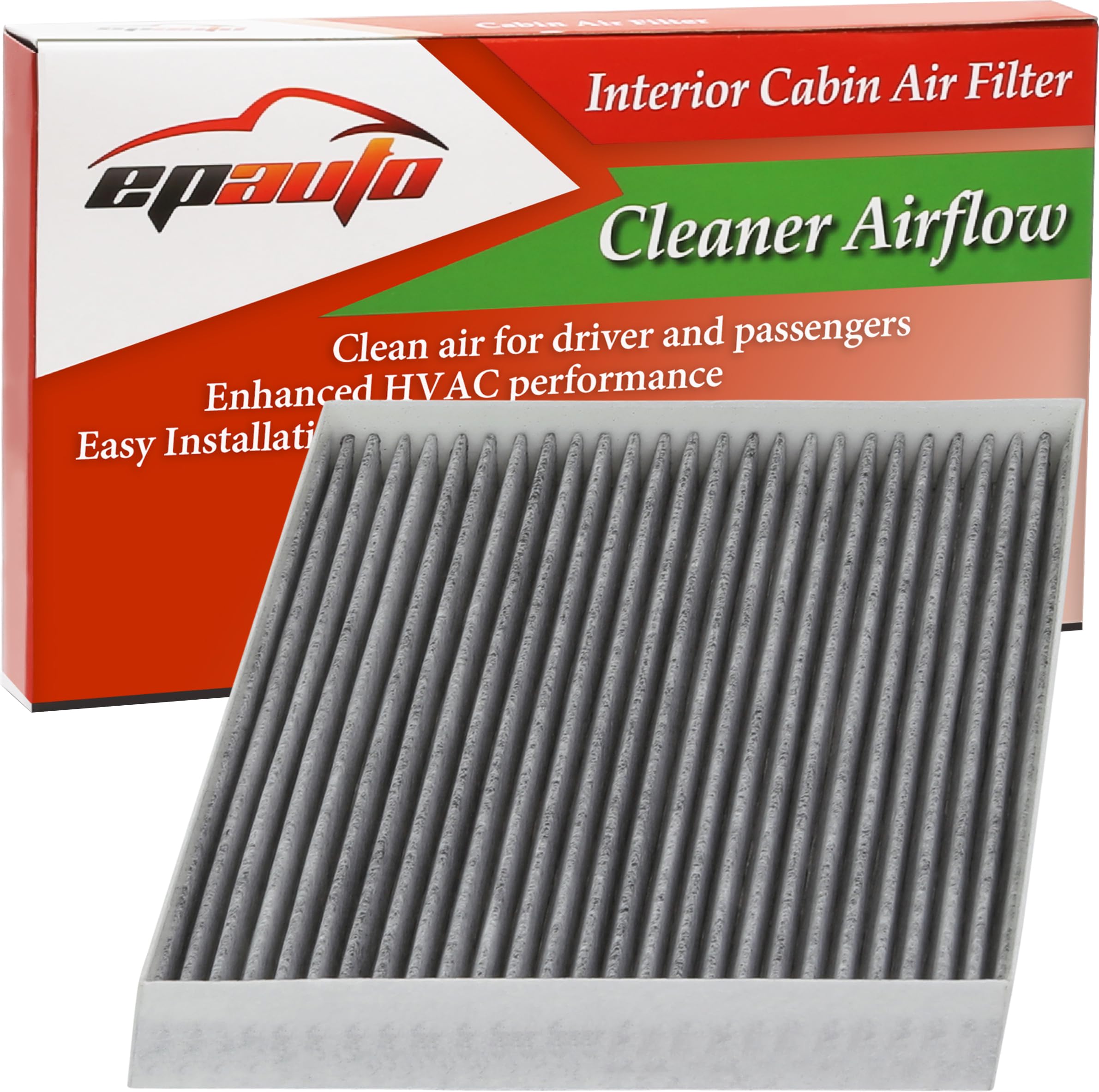 EPAuto CP25P (PC99525P) Cabin Air Filter with Activated Carbon, Replacement for Hyundai Palisade (2020–2025) – Filters Dust, Pollen, Odors – Improves Air Quality and HVAC Efficiency
