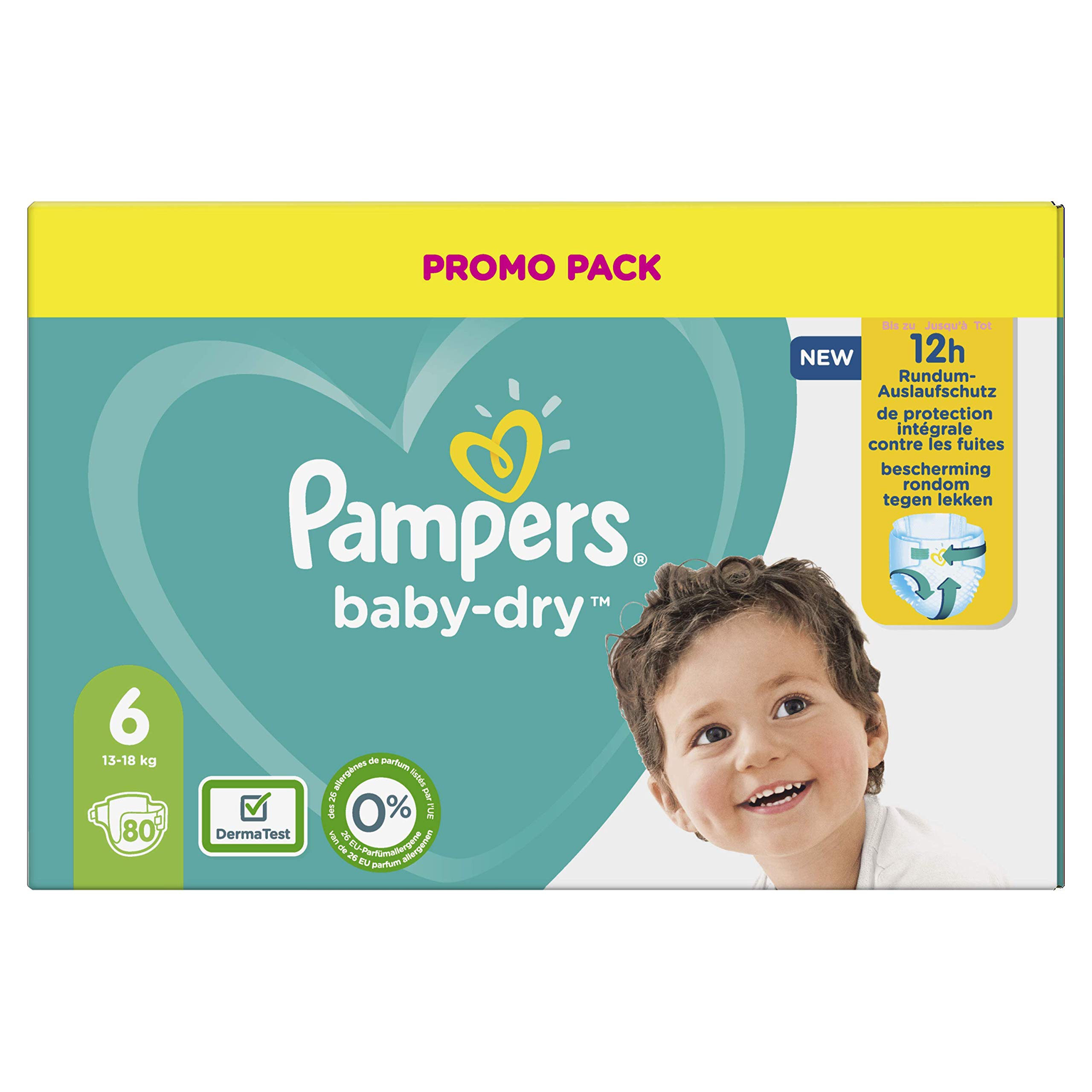 Pampers 81723662 - Baby-dry pañales, unisex