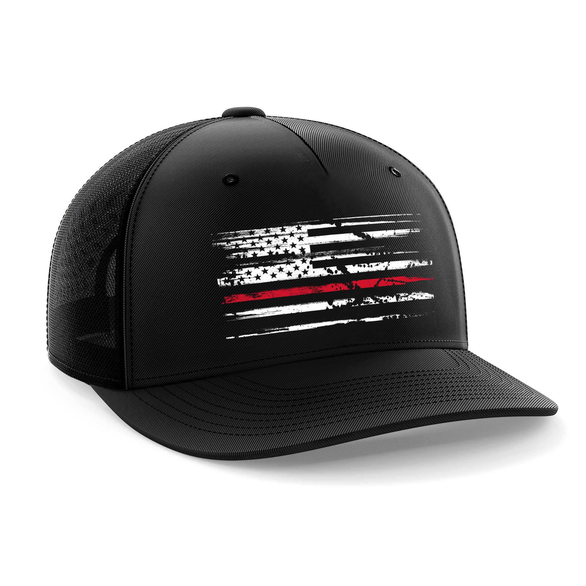 Tactical Pro Supply PVC American Flag Snapback Hat for Men and Women