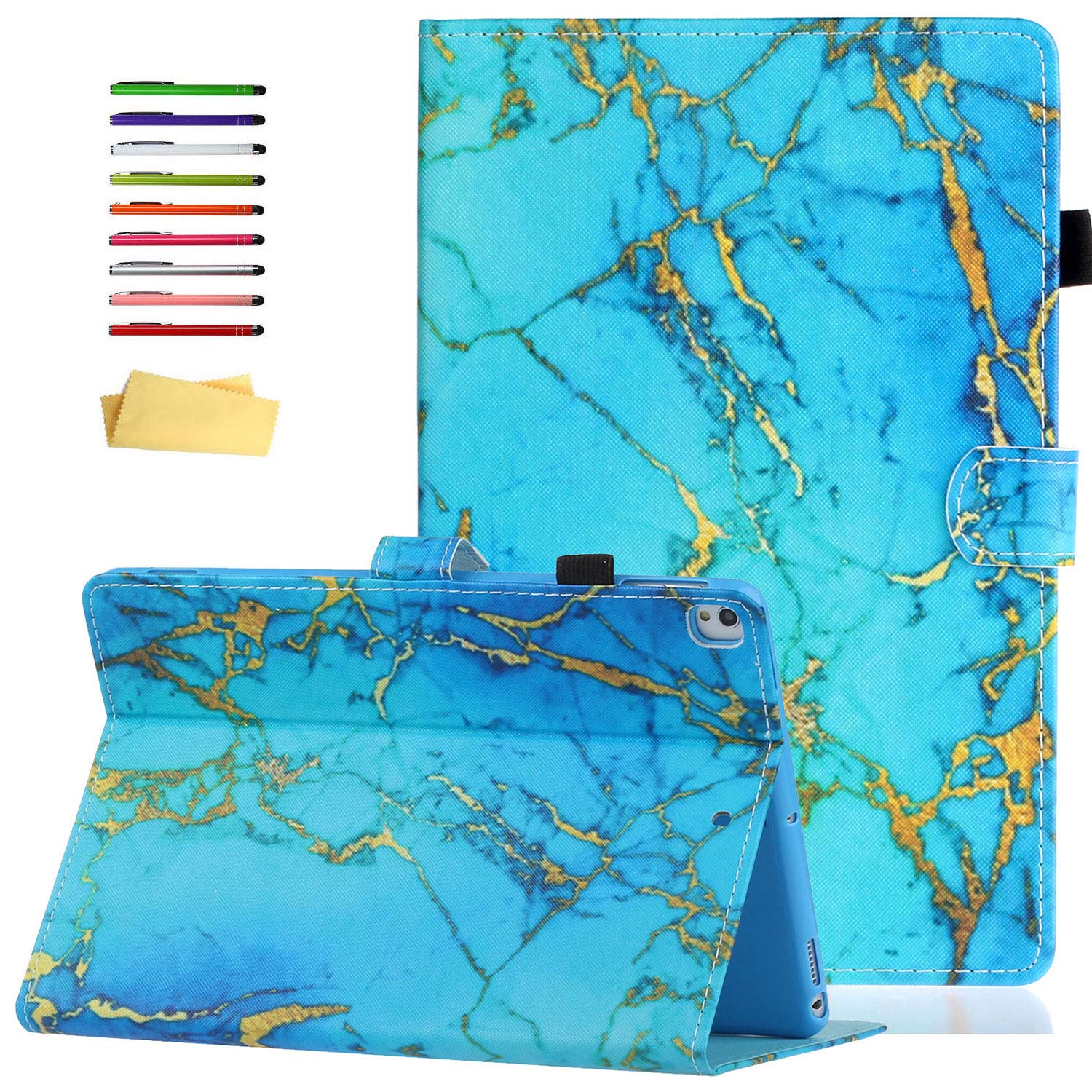 UUcovers for Apple iPad 10.2 Inch Case 9th/8th/7th Generation (2021/2020/2019) with Auto Wake/Sleep [Pencil Holder] Pockets Smart Folio Stand PU