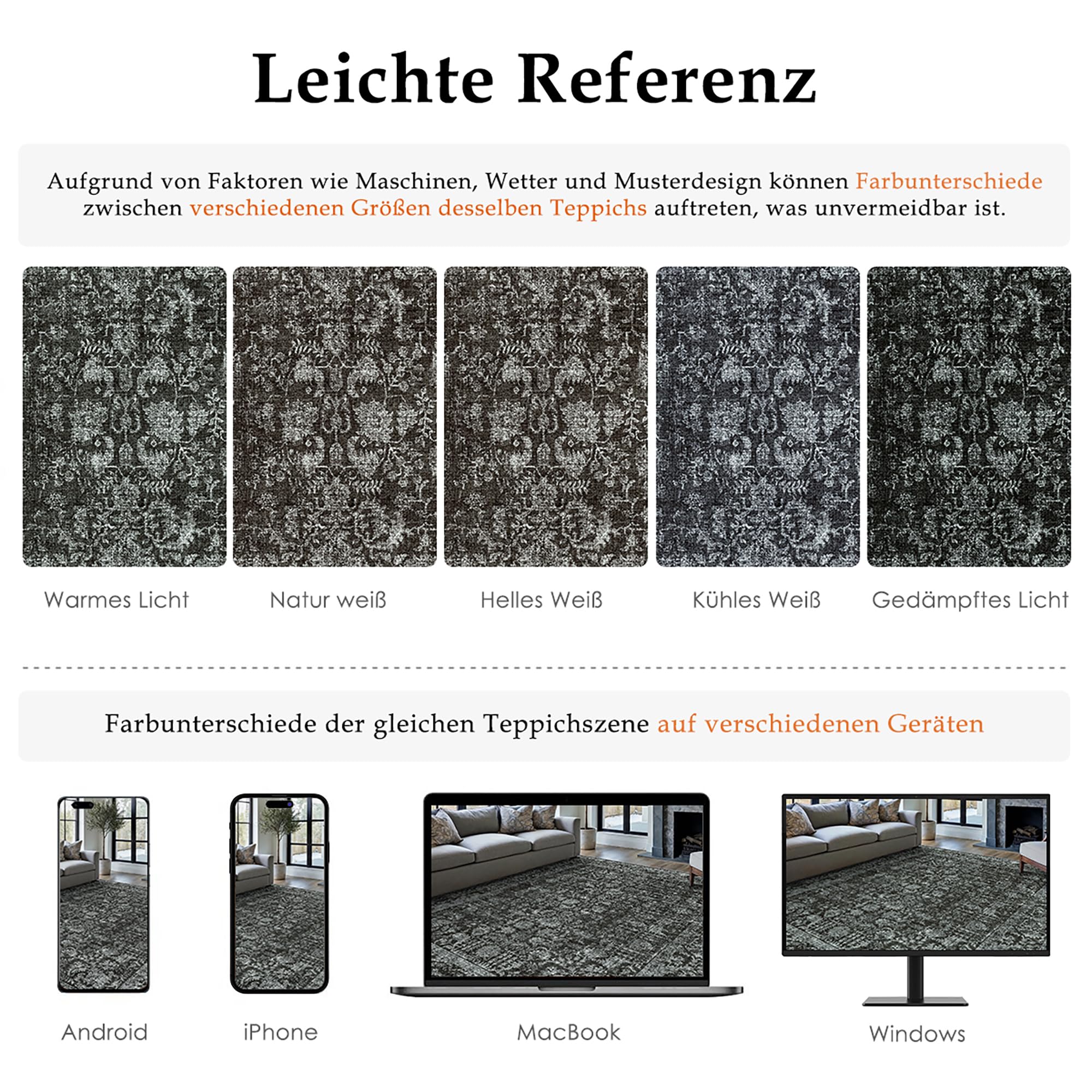 HUGEAR Vintage Tappeto Salotto Nero Tappeti 90x150cm Soggiorno Antiscivolo Lavabile in Lavatrice Tapette Camera da Letto Sala Ufficio Bambina Bambino Pelo Corto Grande Carpet