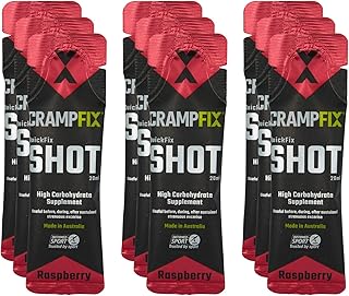 CrampFix Sports Shot, Prevents and Relieves Muscle Cramps, Leg, Calf, Hamstring Cramps, 9 Pack Easy Carry Sachet Shots, Al...