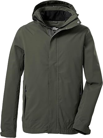 Killtec Men's Kos 87 Mn Jckt_xenios Functional Jacket/Outdoor Jacket with Removable Hood