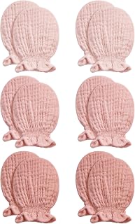 Pro Goleem Muslin Baby Mittens for Newborn, 100% Cotton No Scratch Soft Breathable Gloves for Boys and Girls 0-6 months