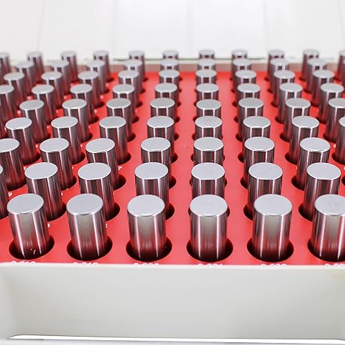 Miniatura 23 de (R) Juego de medidores de pasador de acero menos tratado térmicamente con estuche de almacenamiento M1 190 piezas 0.061"-0.250