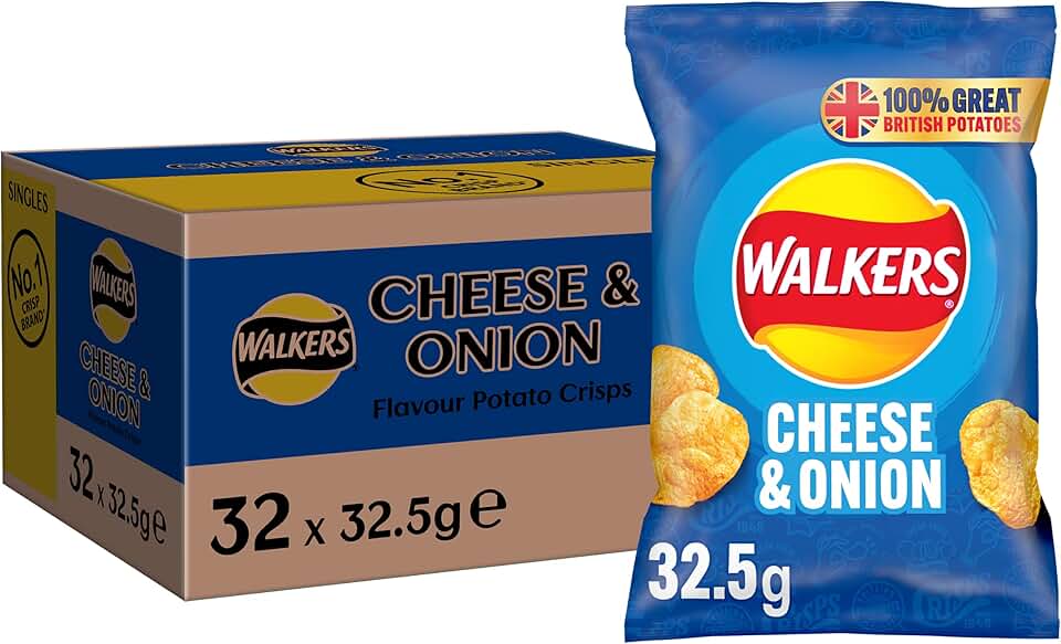 Amazon.co.uk cheese and onion crisps
