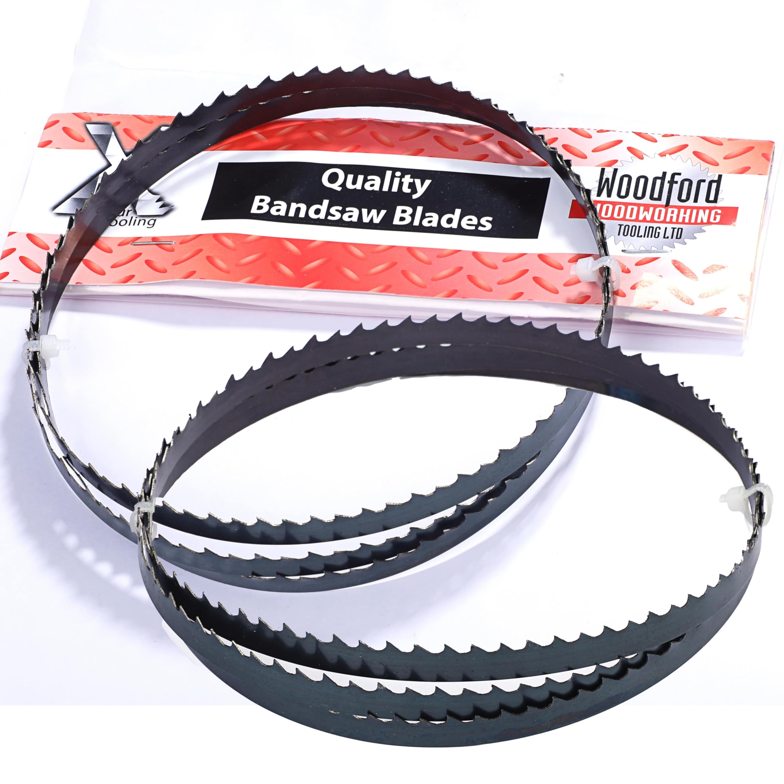 Xcalibur Tooling Band Saw Blade 1490mm X 6.5mm X 6TPI Ground Tooth 2 Blades Pack, Grey